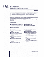 DataSheet LXT971A pdf